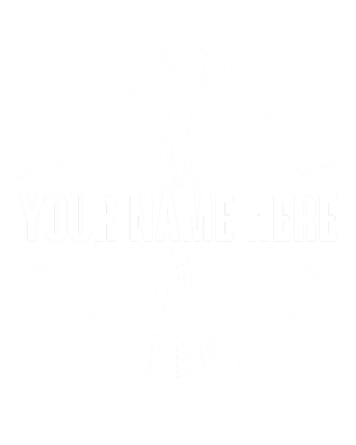 Custom Name The Man The Myth The Legend Tie-Dye T-Shirt