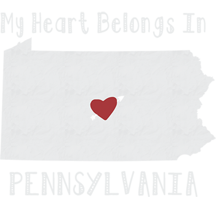 My Heart Belongs In Pennsylvania Flexfit Unipanel Trucker Cap