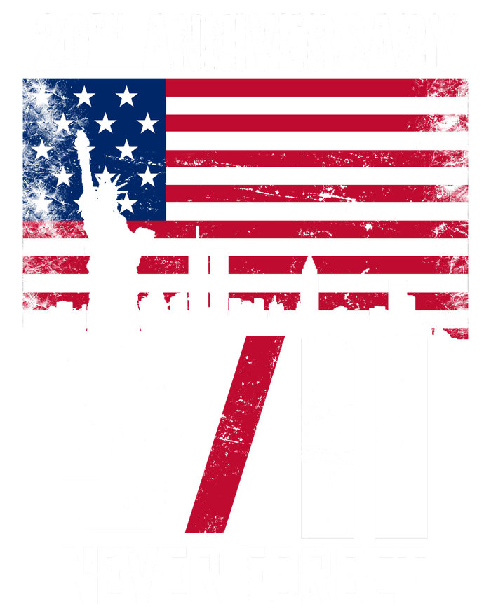 20th Anniversary Never Forget 9/11 September 11th PosiCharge RacerMesh Polo