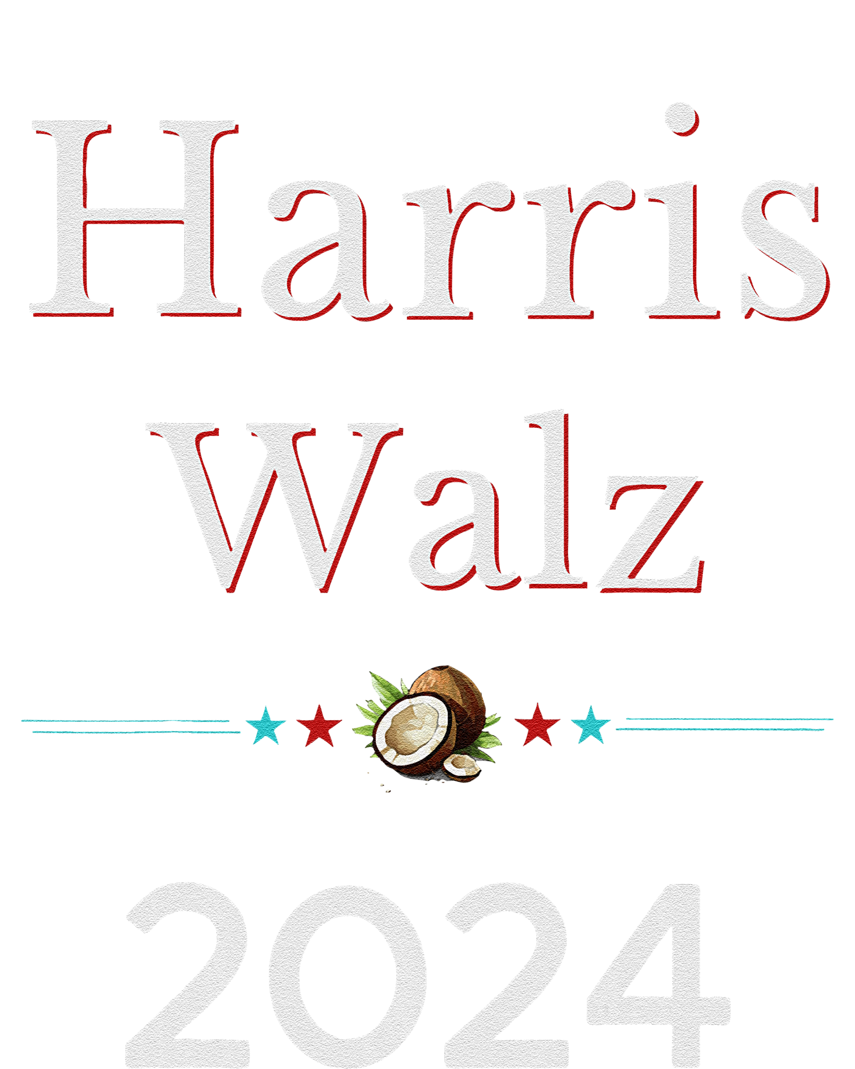 2024 Democratic Presidential Election Nominees Harris Walz T-Shirt