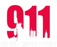 9-11 We Will Never Forget Women's T-Shirt