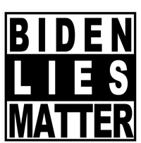 Biden Lies Matter Metallic Star Ornament