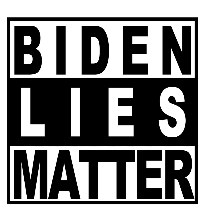 Biden Lies Matter Metallic Star Ornament