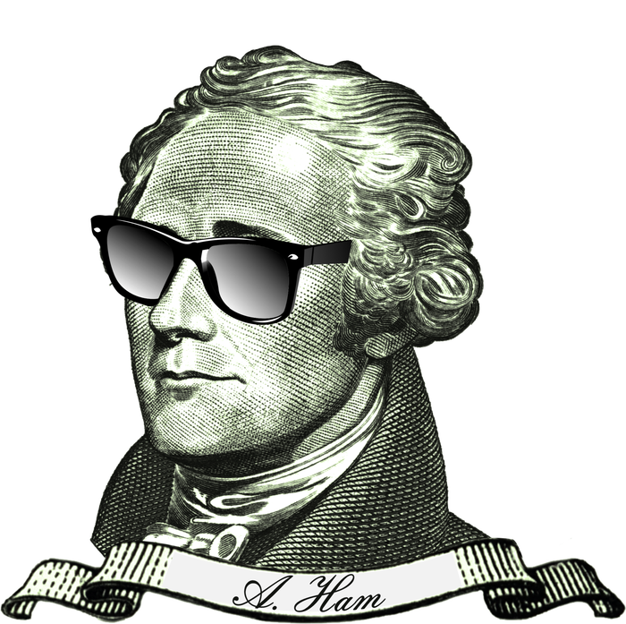 Alexander Hamilton A. Ham Sunglasses USA Long Sleeve Shirt