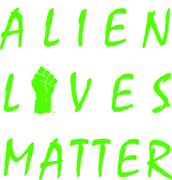 Alien Lives Matter USA-Made Snowflake Beanie