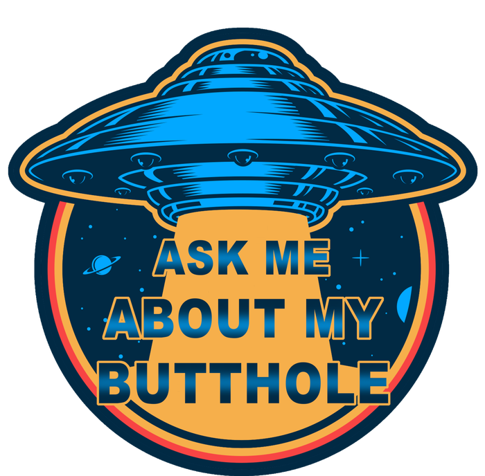 Ask Me About My Butthole Funny Alien PosiCharge Competitor Tank