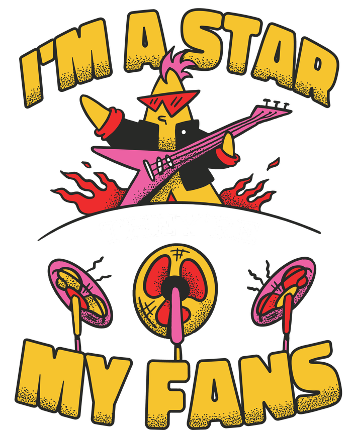 I'm A Star They're My Fans TV Show Spoof T-Shirt