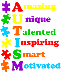 Inspiring Autism Awareness Amazing Smart Unique Puzzle Adult ChromaSoft Performance T-Shirt