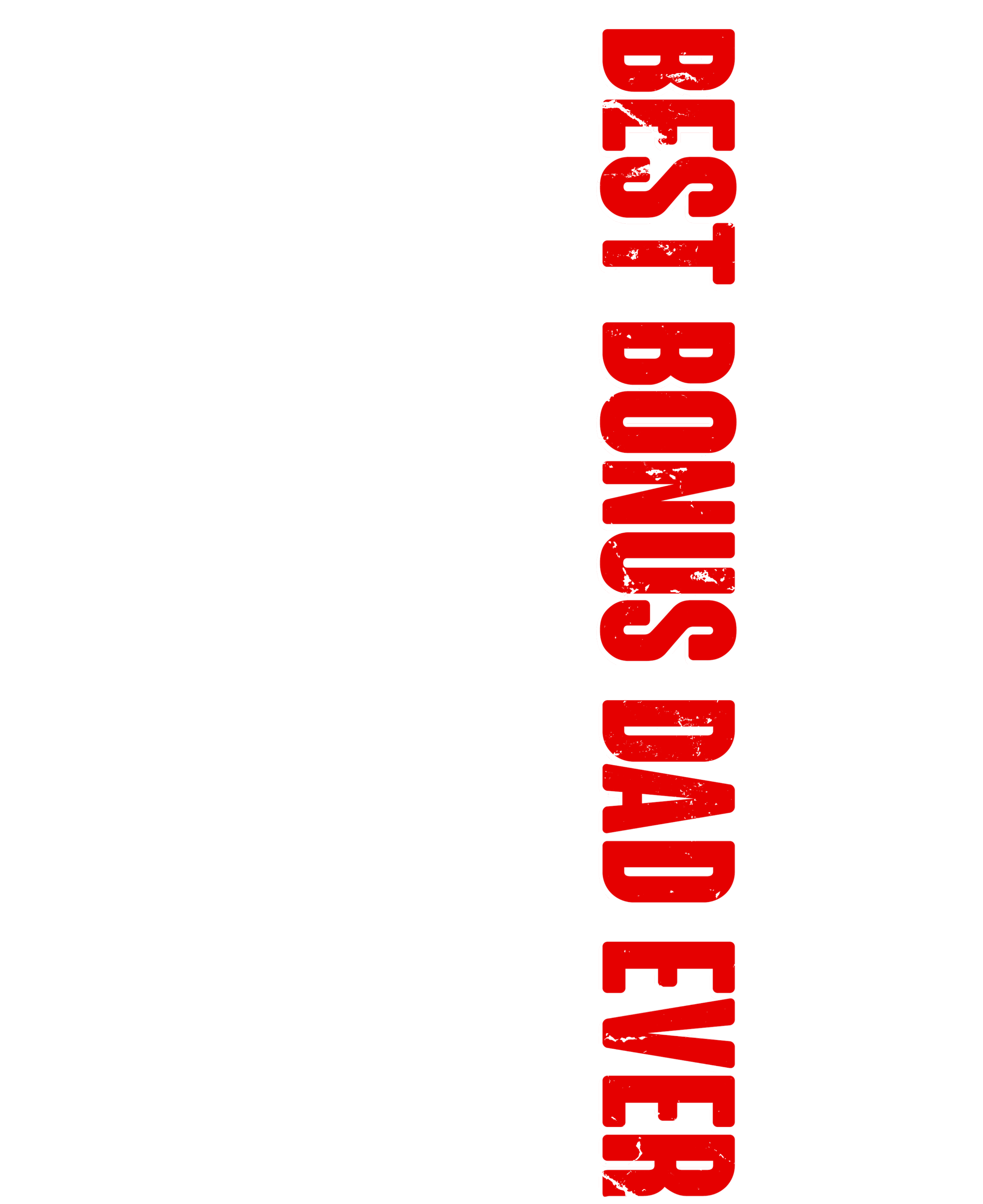 Best Bonus Dad Ever Distressed US Flag Bumper Sticker