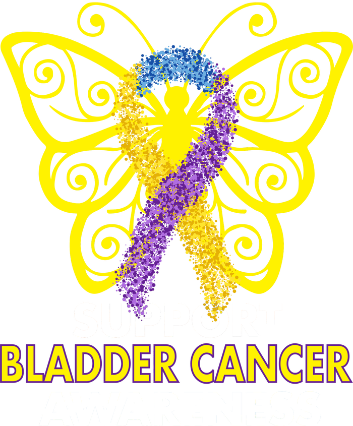 Support Bladder Cancer Awareness Butterfly Toddler T-Shirt