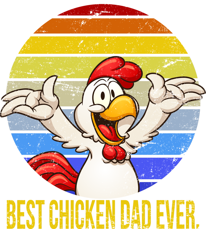 Best Chicken Dad Ever Cooling Performance Crew T-Shirt