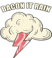 Bacon It Rain Canvas