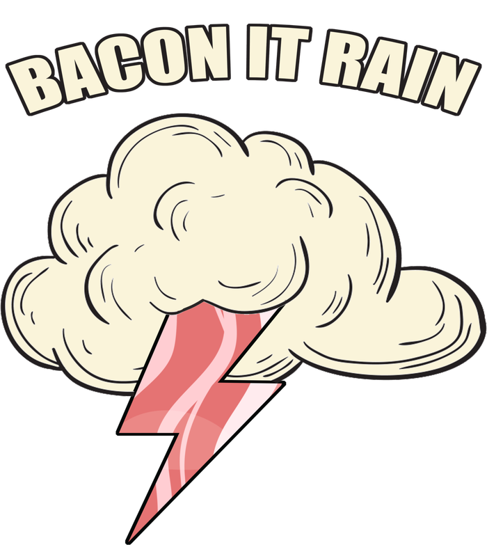 Bacon It Rain Canvas