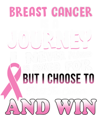 Fight The Journey And Win Breast Cancer Tie-Dye Long Sleeve Shirt