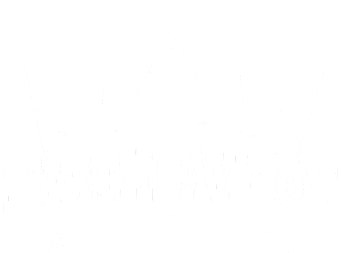 Birthday Boy Crown Classic Logo Insulated Varsity Jacket