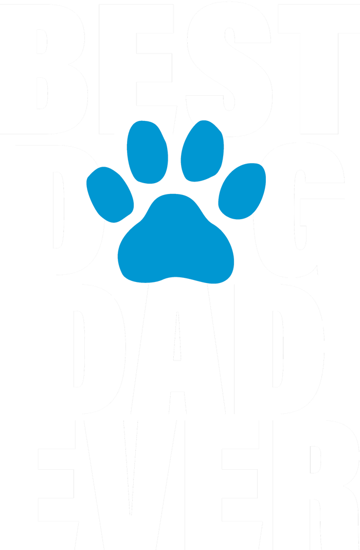 Best Dog Dad Ever Paw Bumper Sticker