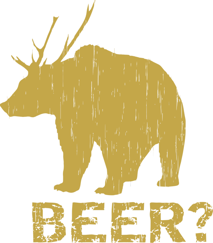 Deer Bear Beer Moose Elk Hunting Funny Full Zip Hoodie