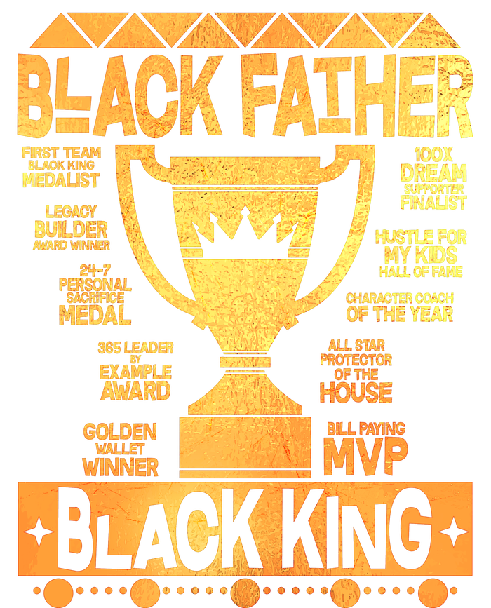 Black Father Black King Canvas