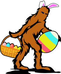 Bigfoot Easter Egg T-Shirt