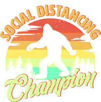 Funny Vintage Bigfoot Social Distancing Champion Premium T-Shirt