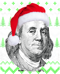 Benjamin Franklin Ugly Christmas Sweater Ladies Essential Flowy Tank