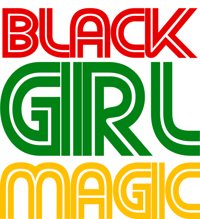 Black Girl Magic Colorful Imprint Poster