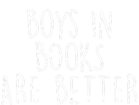 Boys In Books Are Better Funny Ceramic Bell Ornament