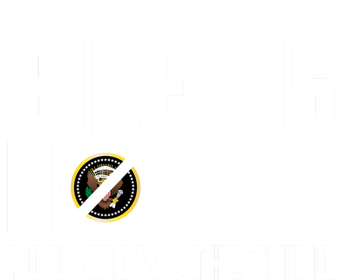 Biden Is Not My You Know The Thing Kids Tie-Dye T-Shirt