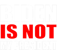 Anti Biden Is Not My President Striped Beanie with Solid Band