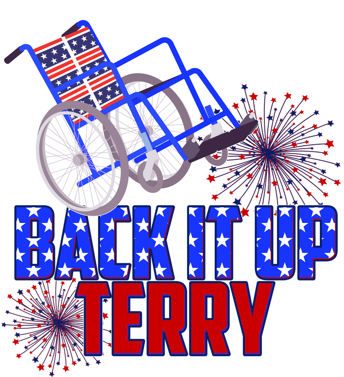 Back It Up Terry Fourth of July Fireworks USA-Made Doggie Bandana