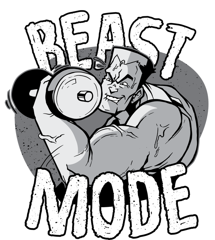 Beast Mode Bodybuilder Coaster