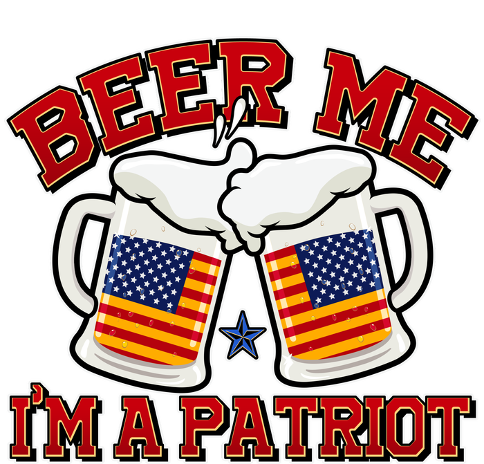 Beer Me I'm A Patriot USA Flag Beer Mugs Knit Cap Winter Beanie