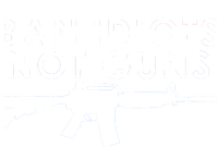 Ban Idiots Not Guns Gun Rights Logo T-Shirt