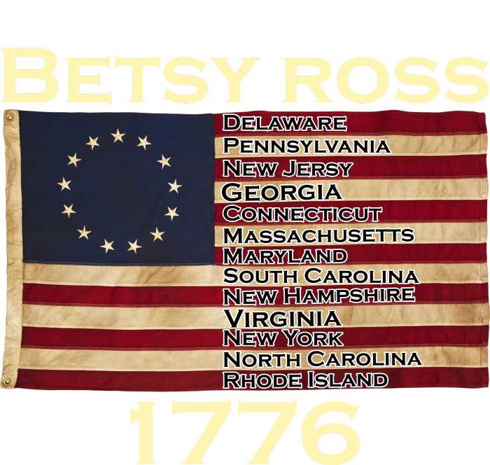 Betty Ross Original Colonies Flag Coaster