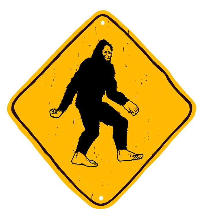 Funny Bigfoot Road Sign T-Shirt