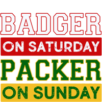 Badger On Saturday Packer On Sunday Tank Top