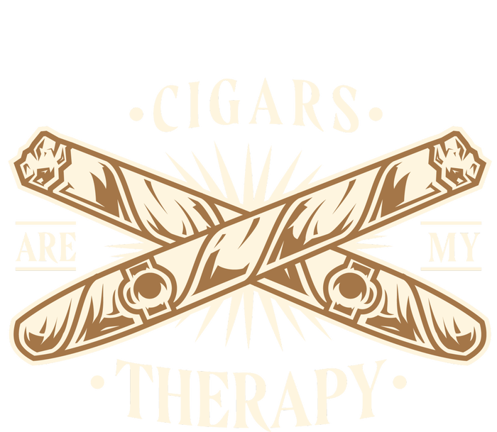 Cigars Are My Therapy Tie-Dye T-Shirt