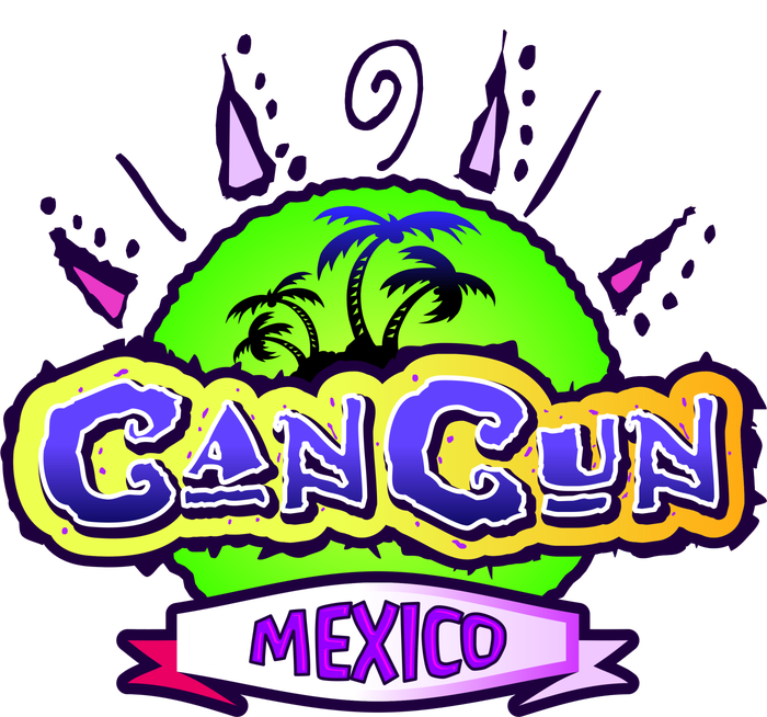 Cancun Tropical Logo T-Shirt