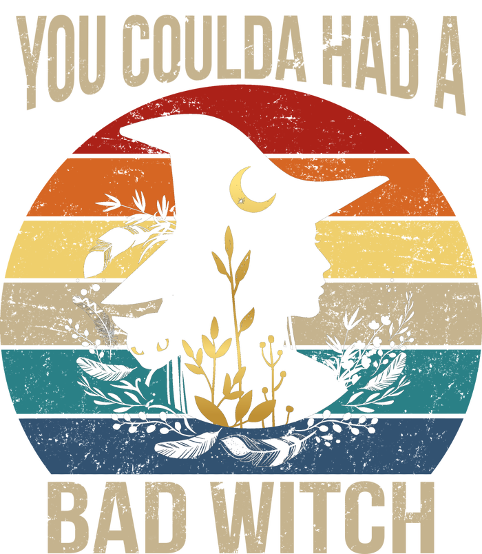 You Coulda Had A Bad Witch Vintage High Crown Mesh Back Trucker Hat