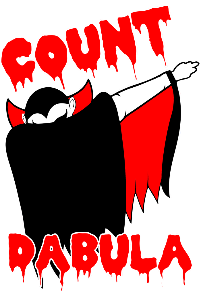 Count Dabula Bloody Vampire Halloween Kids Sweatshirt