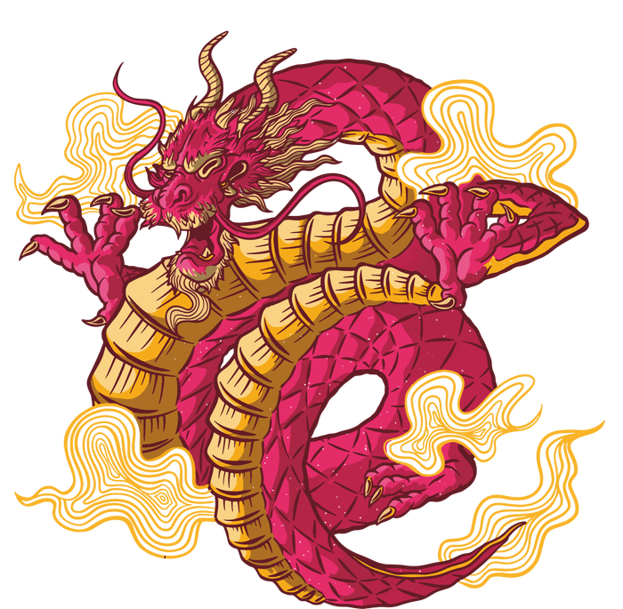 Chinese Dragon Creature Premium T-Shirt