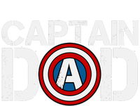 Captain Dad Super Hero Father's Day T-Shirt