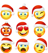 Christmas Emoji's Smiley T-Shirt