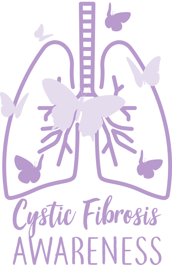 Cystic Fibrosis Awareness Butterflies T-Shirt