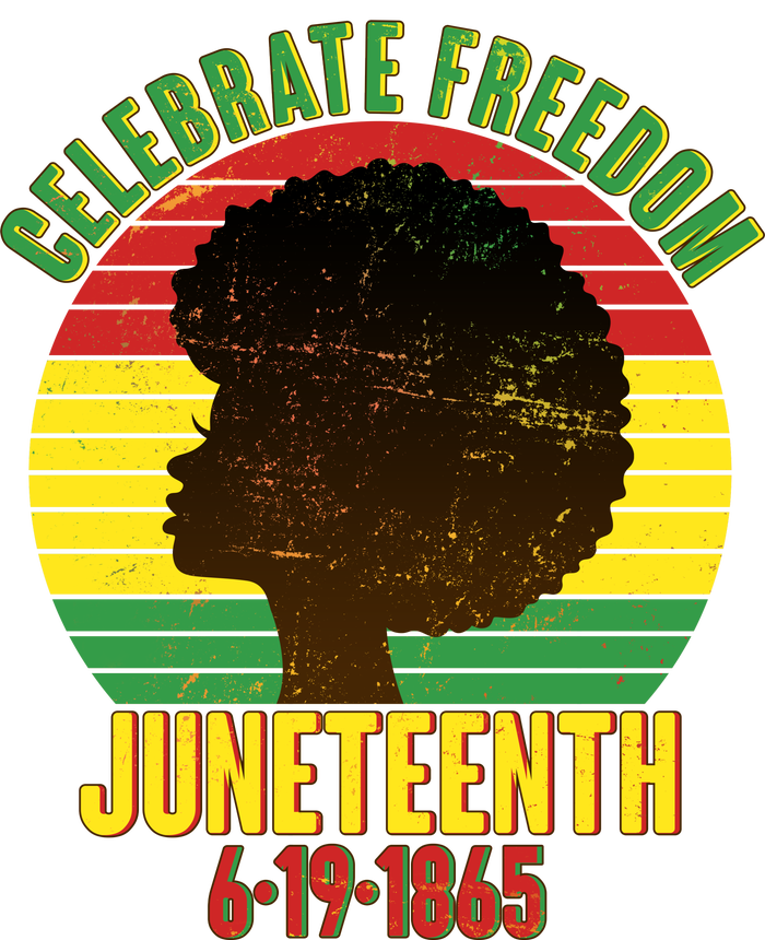 Celebrate Freedom Juneteenth 6-19-1865 Kids Tie-Dye T-Shirt