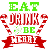 Eat Drink And Be Merry Christmas T-Shirt