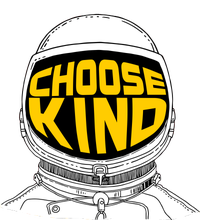 Choose Kind Astronaut Helmet Anti Bullying Message Baby Bodysuit