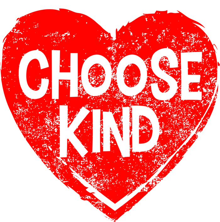 Choose Kind Distressed Heart Anti-Bullying Women's Racerback Tank