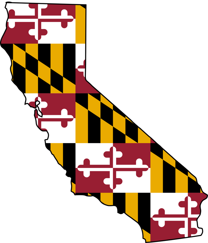 California Maryland Flag Tank Top