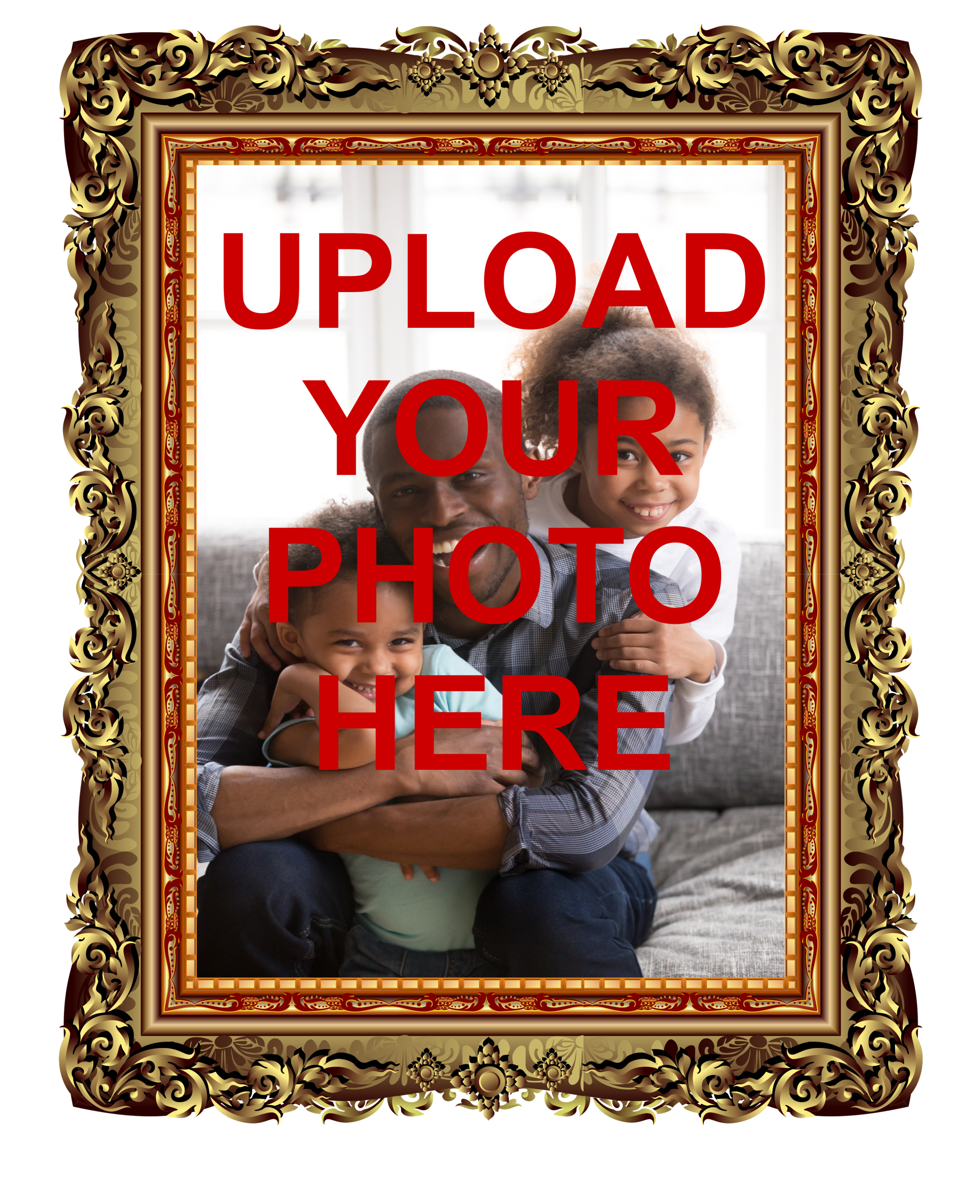 Custom Picture Frame Personalized Text And Photo Hoodie